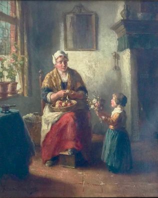 Mother and Child, Circa 1920 – Bernard de HOOG [1866 – 1943]